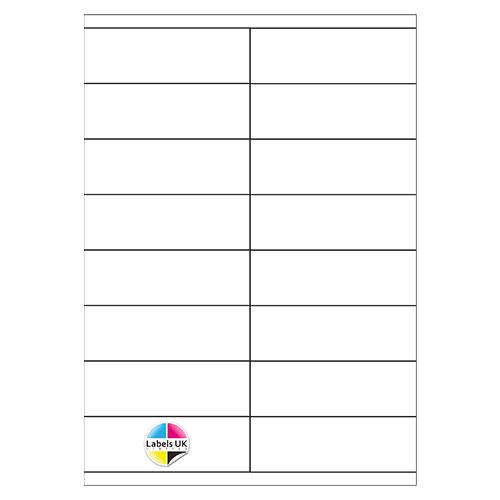 105 x 35 A4 Laser Sheets
