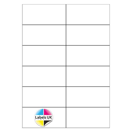 105 x 49.5 A4 Laser Sheets