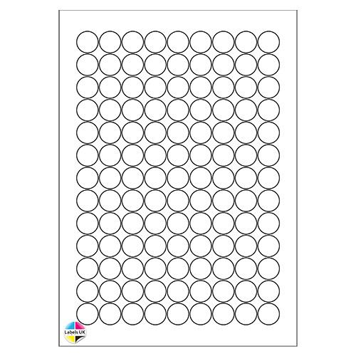 19Ø A4 Laser Sheets (CIRCLES)
