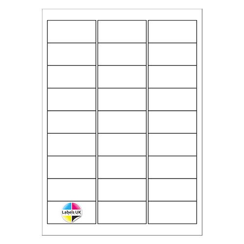 63.5x29.6 A4 Laser Sheets